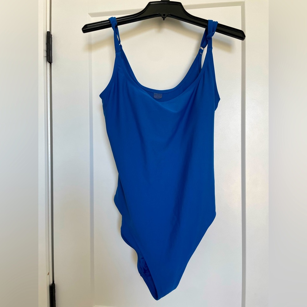 Blue One-Piece Swimsuit
